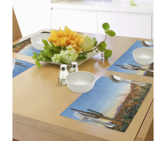 Sun in Desert Cactus Place Mats