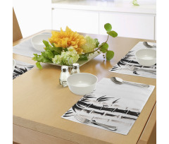 Bamboo Pattern Place Mats