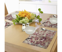 Cherry Blossoms Floral Place Mats