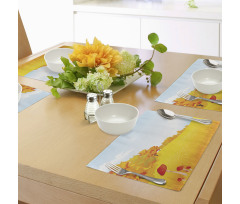 Fall Landscape Meadow Place Mats