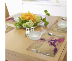 Pastel Splash Retro Place Mats