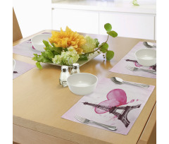 Romance Love Art Place Mats