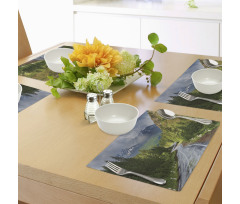 Mountain Landscape Road Place Mats