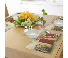 Aged Doors Tuscan House Place Mats