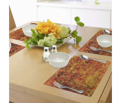 Vintage Mosaic Grunge Place Mats