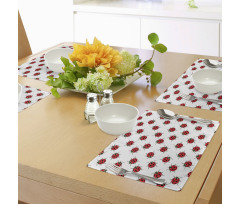 Ladybugs Patterns Place Mats