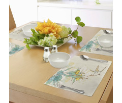 Colibri Exotic Plant Place Mats