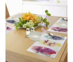 Palm Trees Seagulls Place Mats