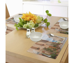 Medieval Old Village Place Mats