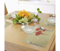 Chinese Baroque Pattern Place Mats