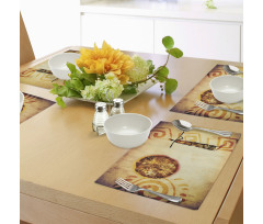 Brown Tribe Art Place Mats