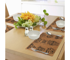 Native Masks Place Mats