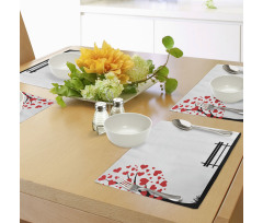 Tree HeArt Leaves Place Mats