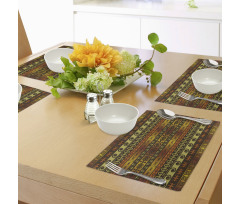 Geometric Indigenous Art Place Mats