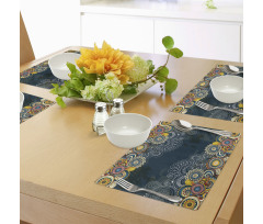 Mandala Paisley Place Mats