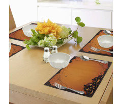 Halloween Pumpkin Scary Place Mats