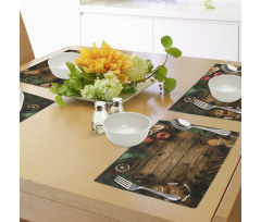 Rustic Lodge Wood Place Mats