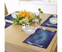 Cosmic Rain Effect Vivid Place Mats