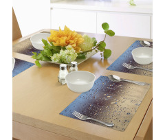 Rainy Day Window Effect Place Mats