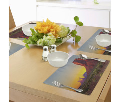 Sunset at Valley Nature Place Mats