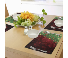 Jingle Bells Trees Place Mats