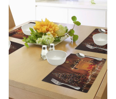 Romantic New Year Place Mats