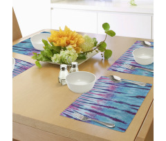 Retro 60's Style Hippie Place Mats