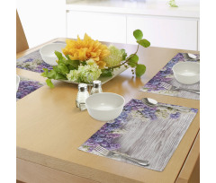 Lilac Flowers Bouquet Place Mats