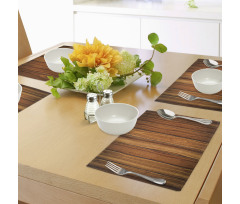 Wooden Planks Image Place Mats