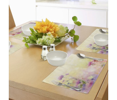 Vintage Magnolia Blooms Place Mats