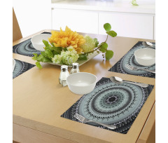 Vintage Mandala Circles Place Mats