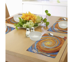 Colorful Hippie Style Place Mats