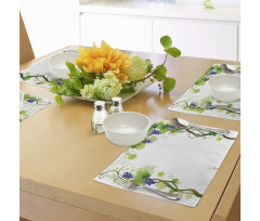 Leaf Fresh Fruit Pattern Place Mats