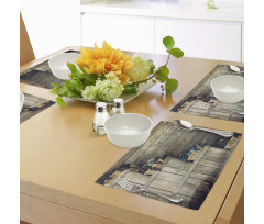 Wooden Ivy Florals Place Mats