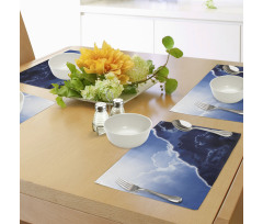 Contrasting Sky View Place Mats