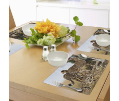 Safari Animal Cheetahs Place Mats