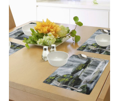 Waterfall with Rocks Place Mats