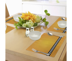 Yellow Cab Artdeco Place Mats