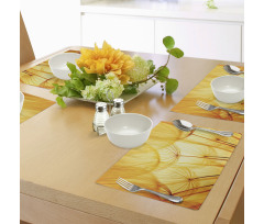 Dandelion Summer Garden Place Mats