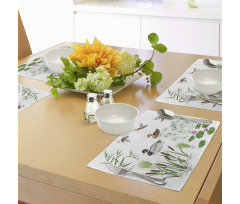 Lake Animals Plants Place Mats