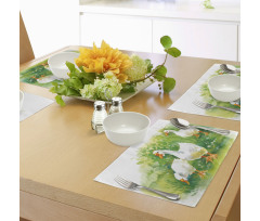 Goose Farm Lake Plants Place Mats