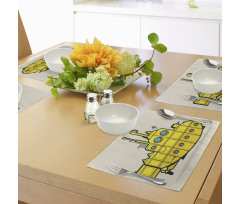 Grunge Style Place Mats