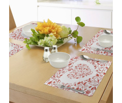 Paisley Design Place Mats