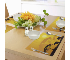 Abstract Wildlife Place Mats