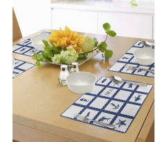 Starfish Anchor Sealife Place Mats