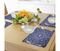 Oriental Circular Design Place Mats