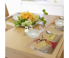 Desert Gulls Folkloric Place Mats