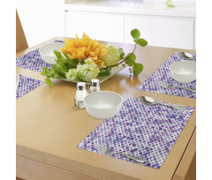 Purple Retro Place Mats