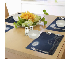 Moon and Stars Place Mats