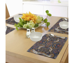 Moroccan Floret Antique Place Mats